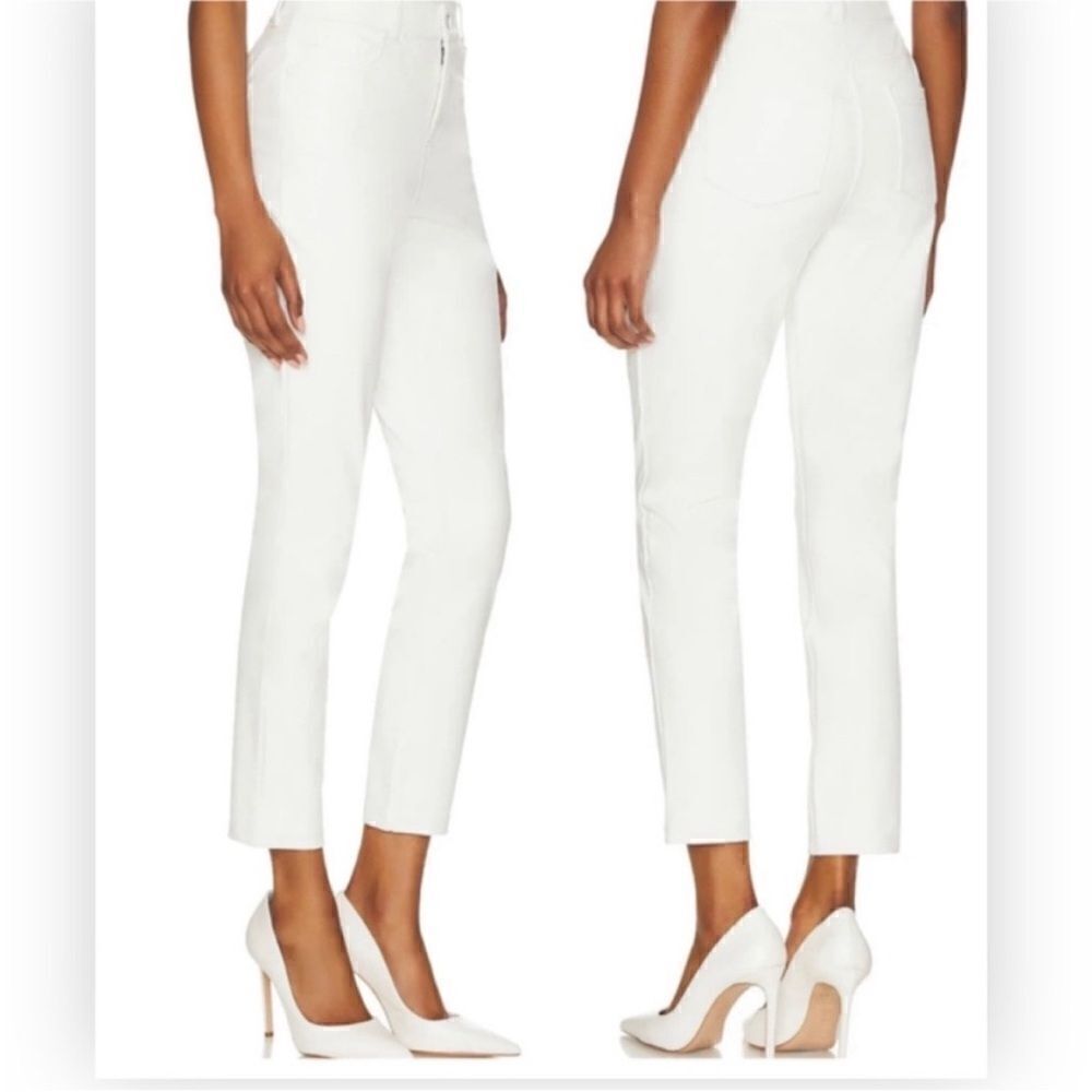 Commando NWT Faux Patent Leather Pant in White Size M